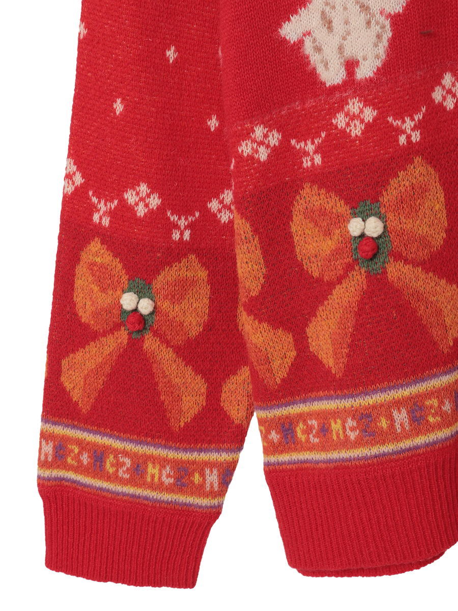 PINK HOUSE×Momocloポップルモチーフニット 詳細画像 ピンク 10