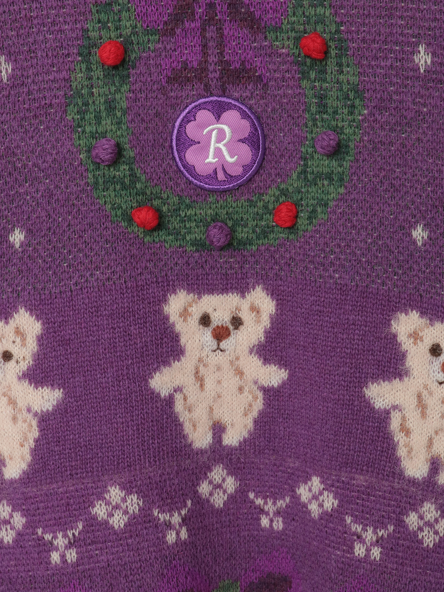 PINK HOUSE×Momocloポップルモチーフニット 詳細画像 ピンク 13