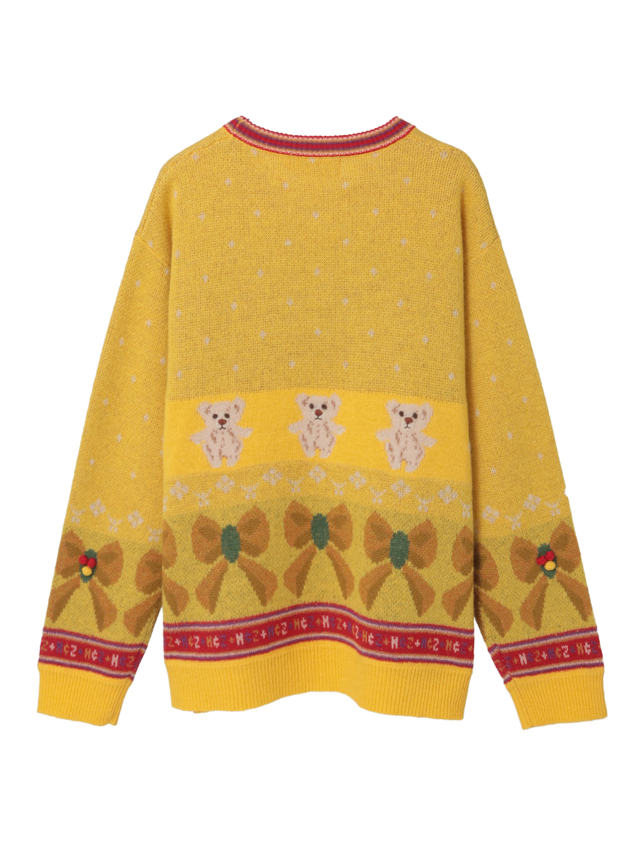 PINK HOUSE×Momocloポップルモチーフニット 詳細画像 ピンク 2