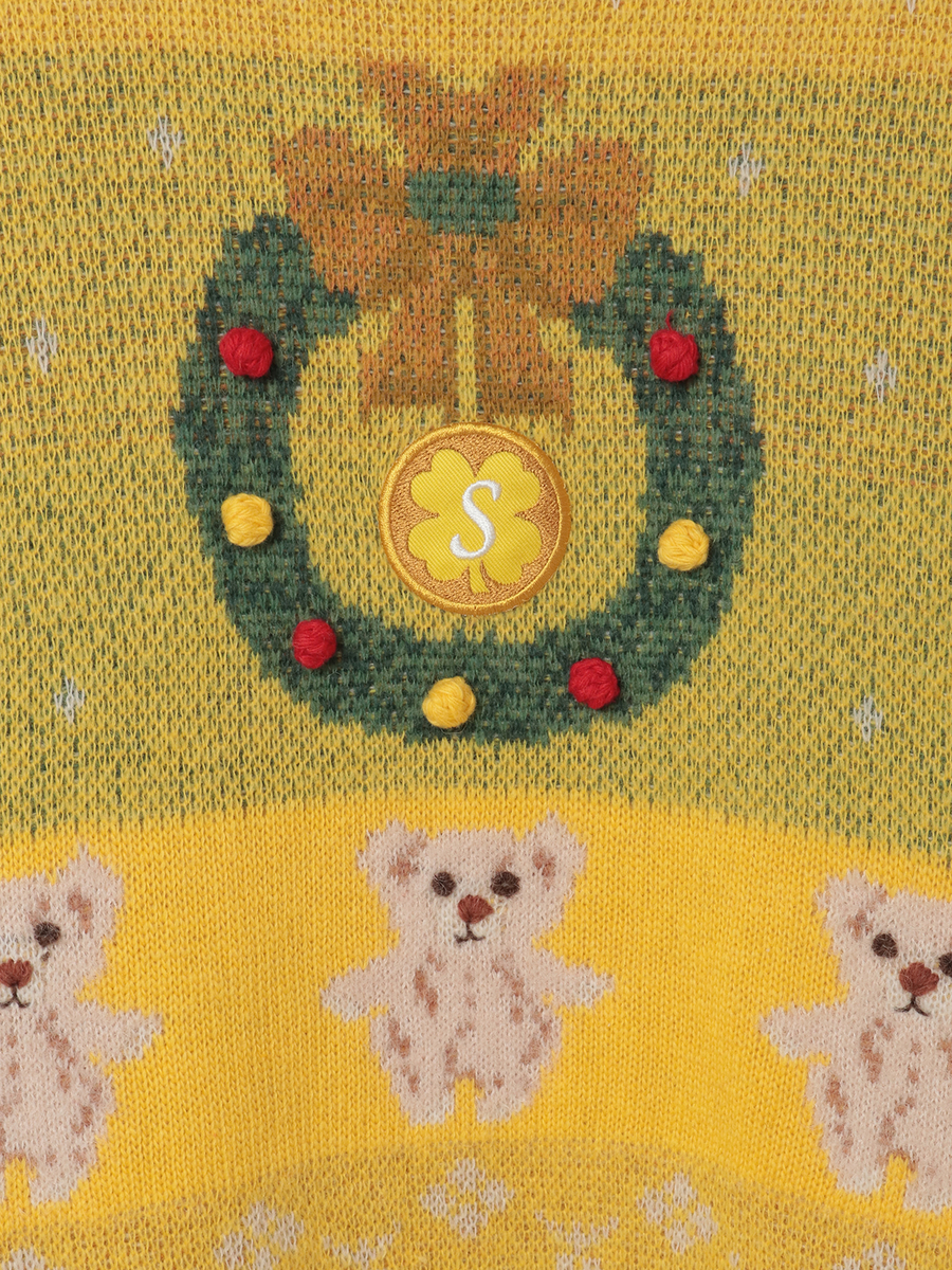 PINK HOUSE×Momocloポップルモチーフニット 詳細画像 ピンク 6