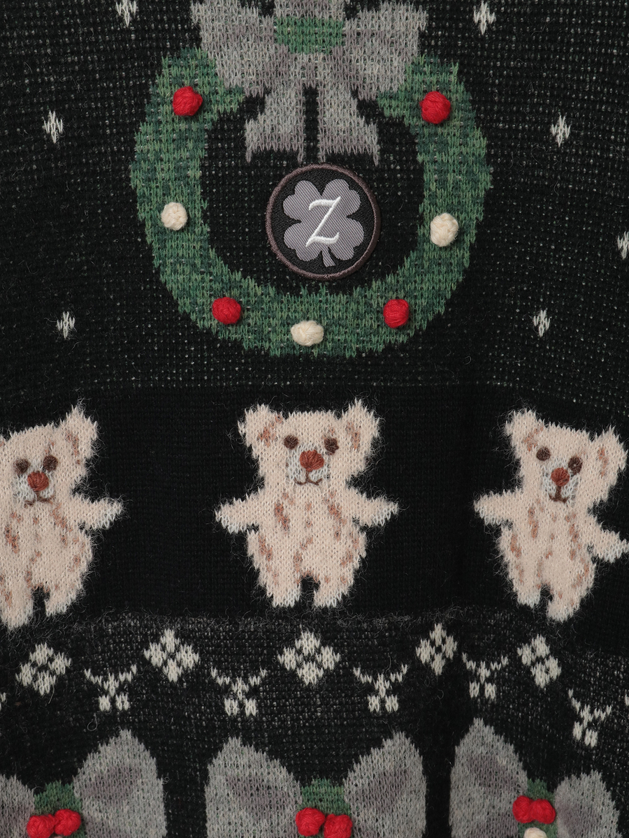 PINK HOUSE×Momocloポップルモチーフニット 詳細画像 ピンク 7