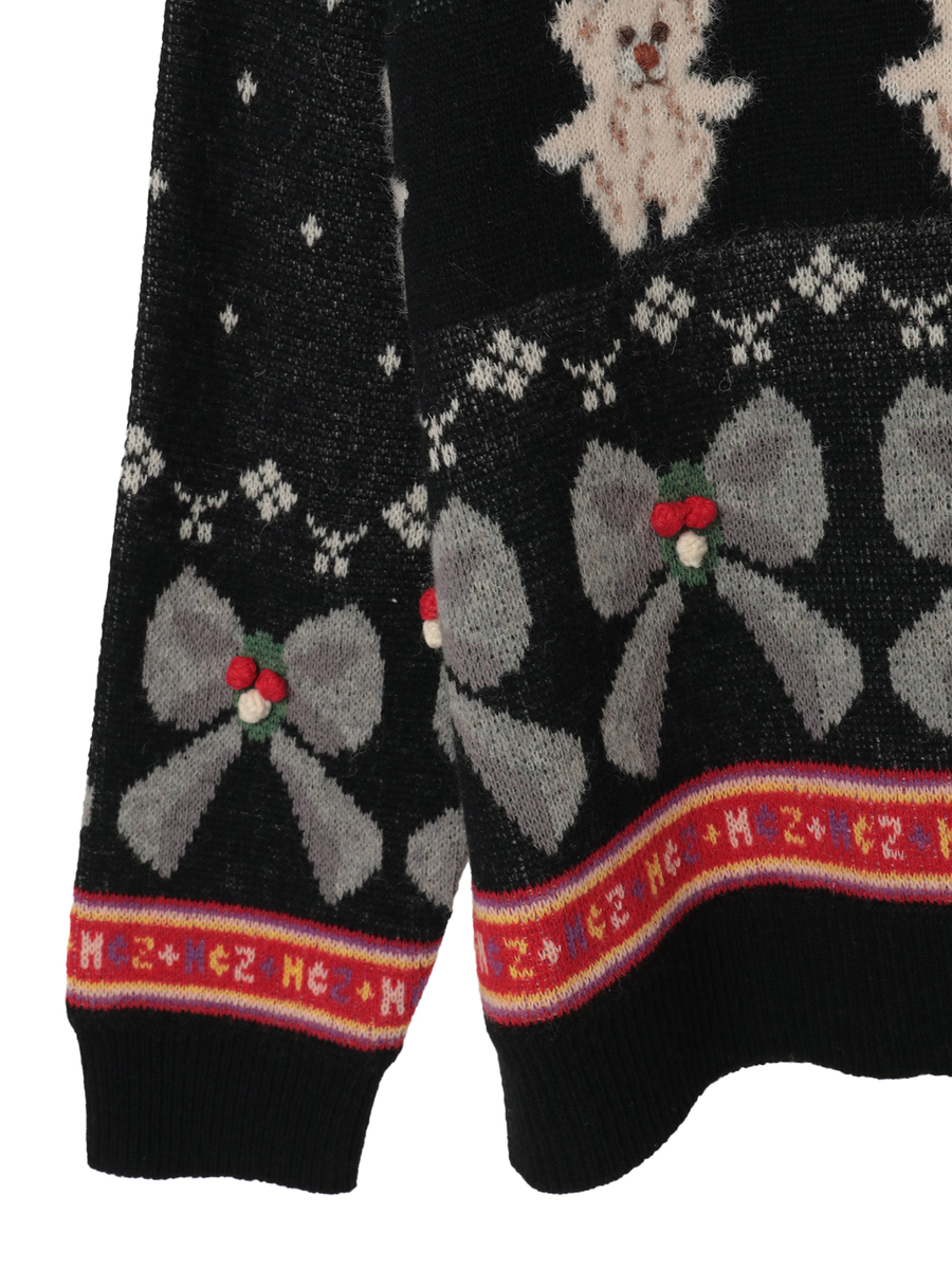 PINK HOUSE×Momocloポップルモチーフニット 詳細画像 ピンク 8