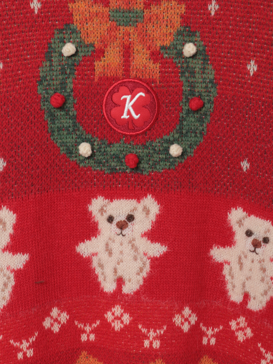 PINK HOUSE×Momocloポップルモチーフニット 詳細画像 ピンク 9