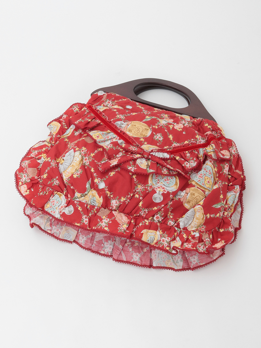 パフュームプリントバッグ 詳細画像 ローズレッド 4