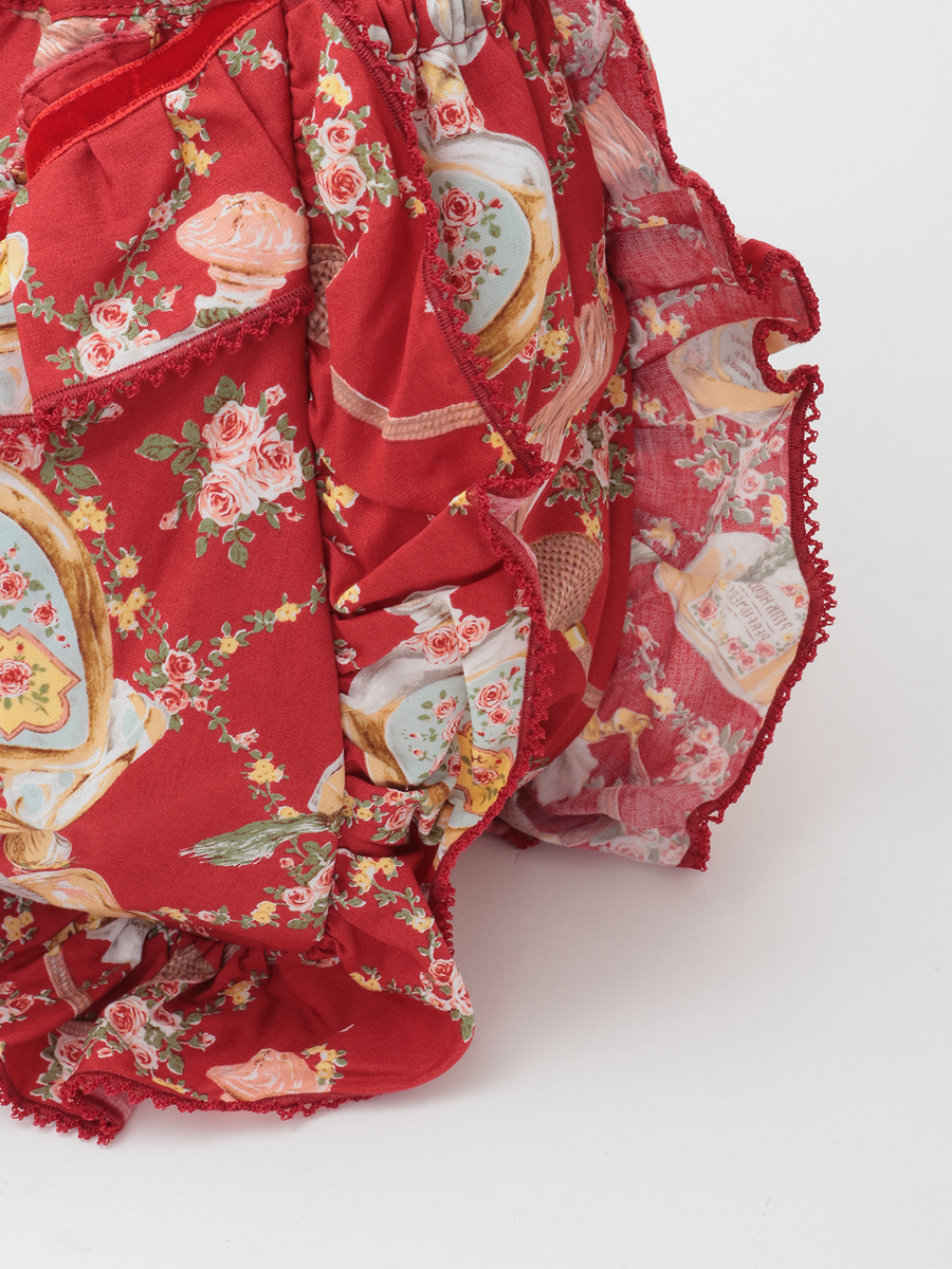 パフュームプリントバッグ 詳細画像 ローズレッド 5