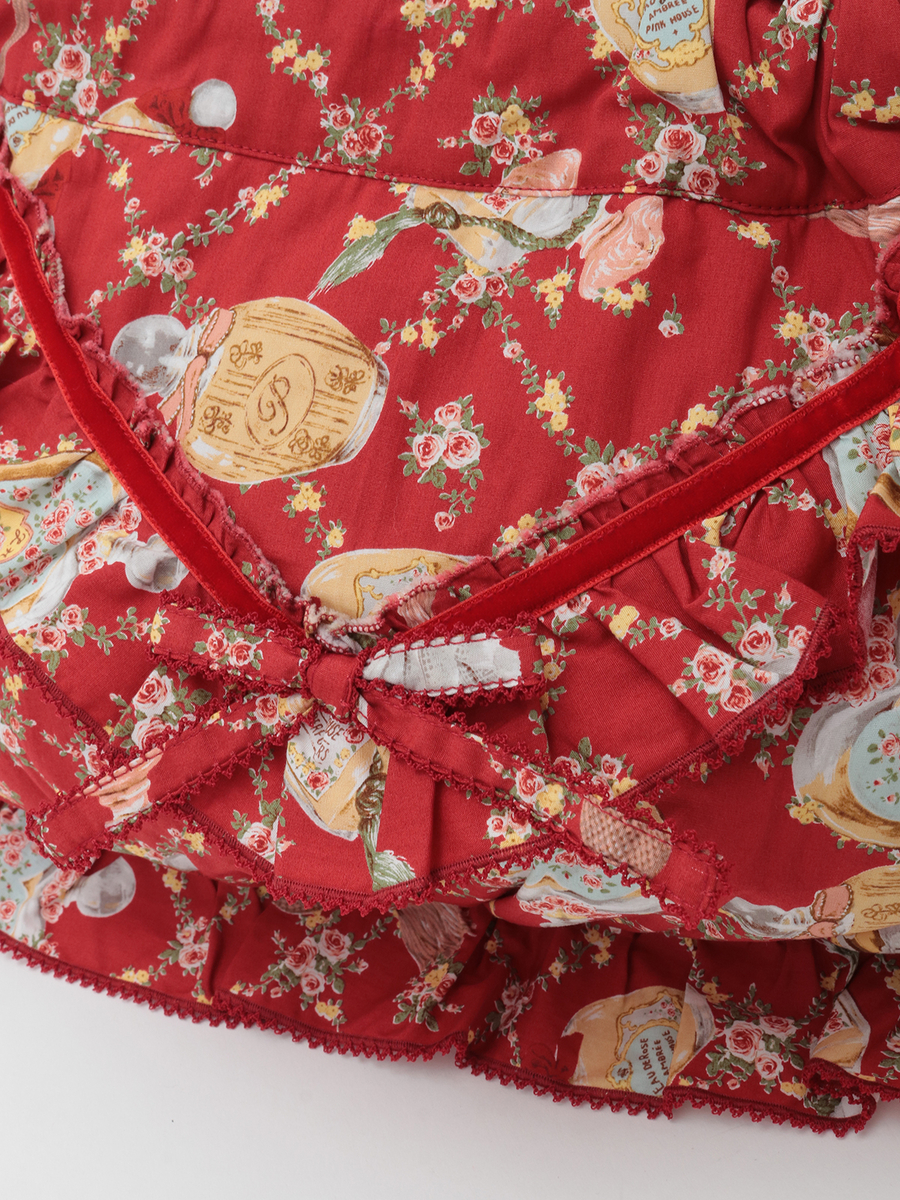 パフュームプリントバッグ 詳細画像 ローズレッド 6