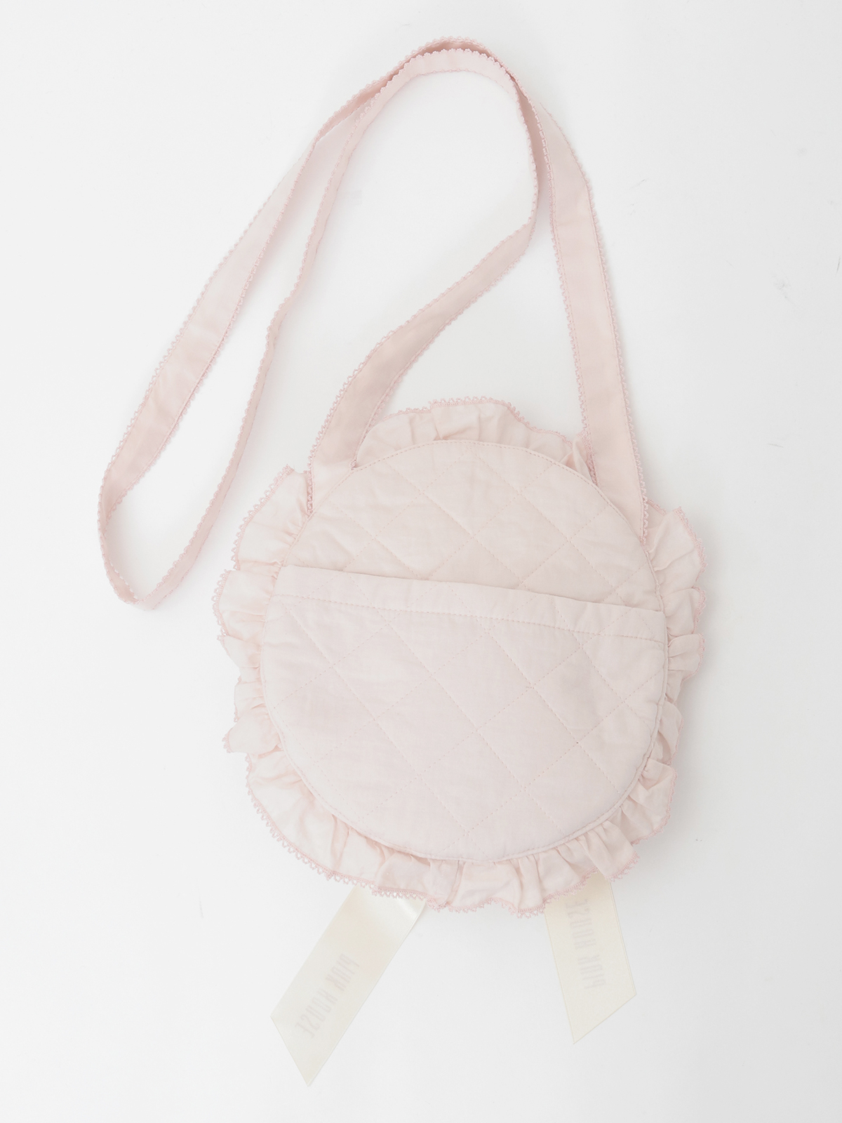 うさぎ顔ぐるみ付きサークルフリルポシェット｜ピンクハウス