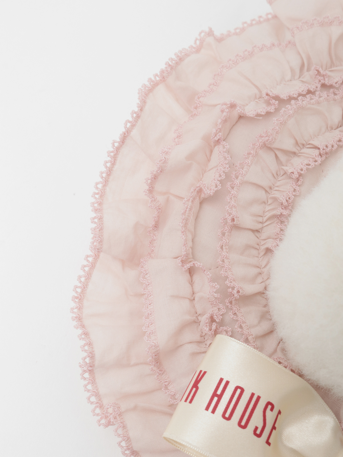 うさぎ顔ぐるみ付きサークルフリルポシェット｜ピンクハウス