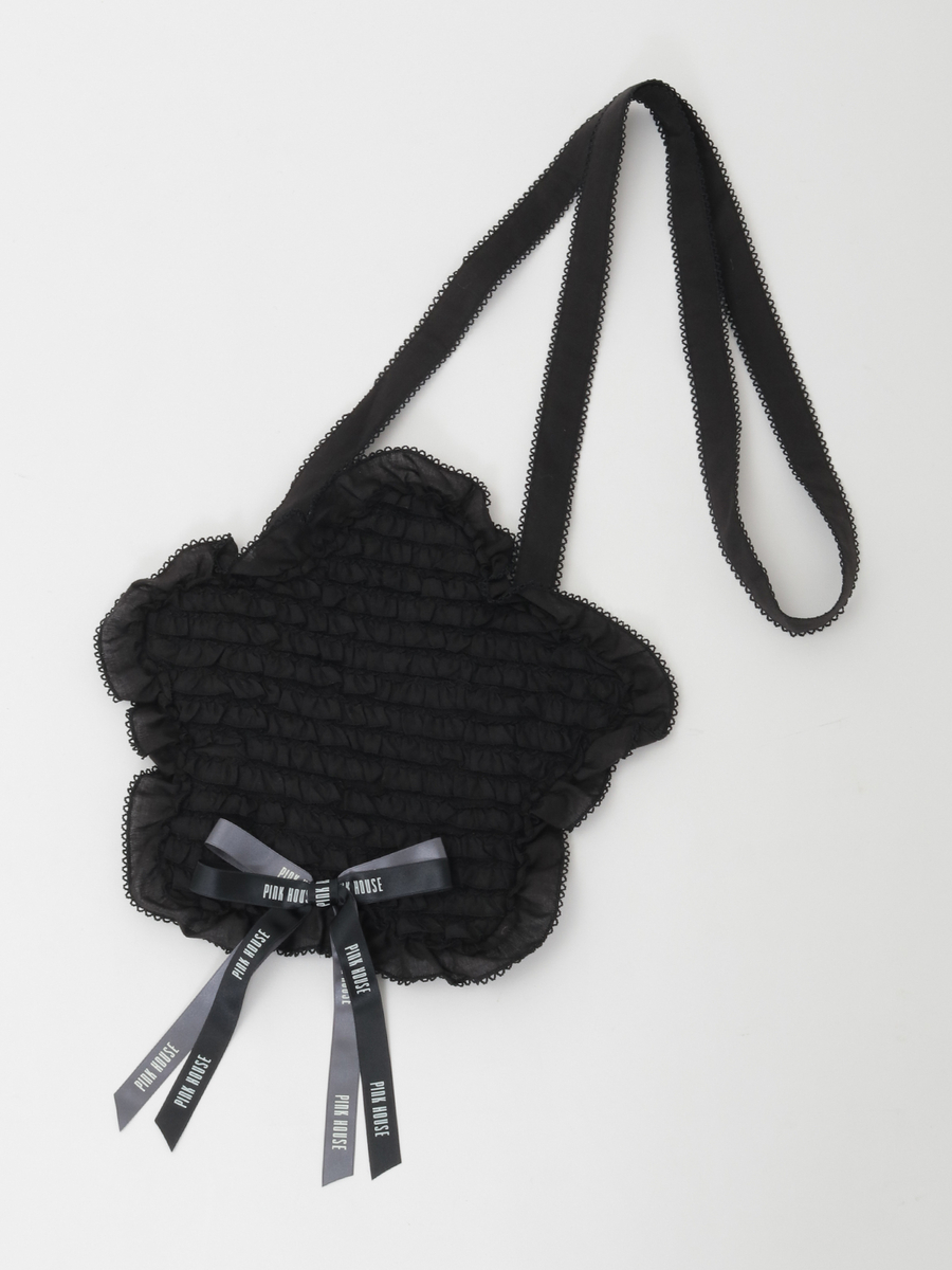 星形フリルポシェット 詳細画像 クロ 1