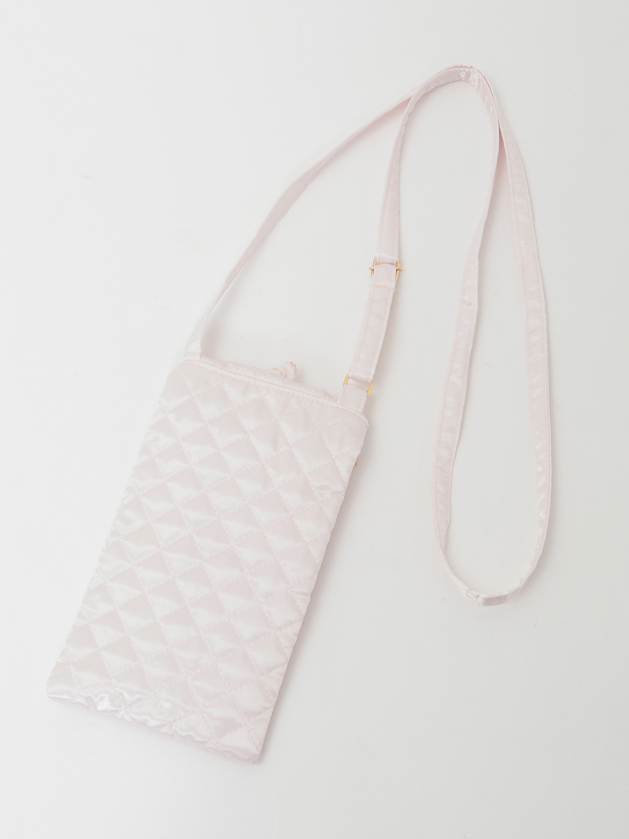 星形ワッペン付きキルティングスマホポシェット 詳細画像 ソライロ 2