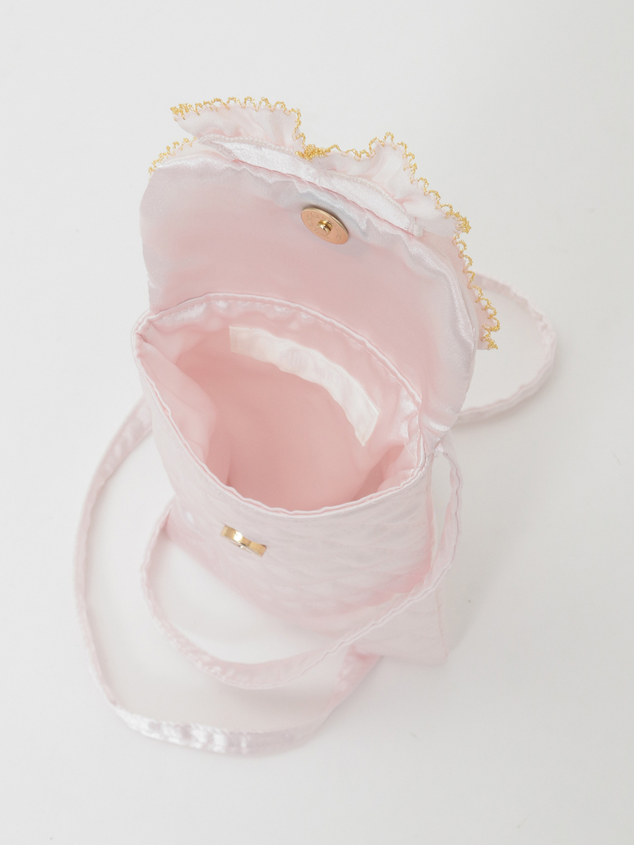 星形ワッペン付きキルティングスマホポシェット 詳細画像 ソライロ 6