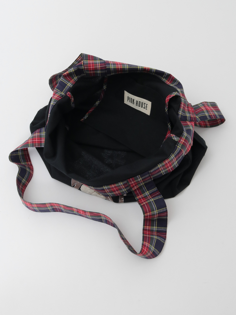 PINK HOUSE&times;Momoclo テディ＆ネコプリントバッグ 詳細画像 ピンク・ネコ 13