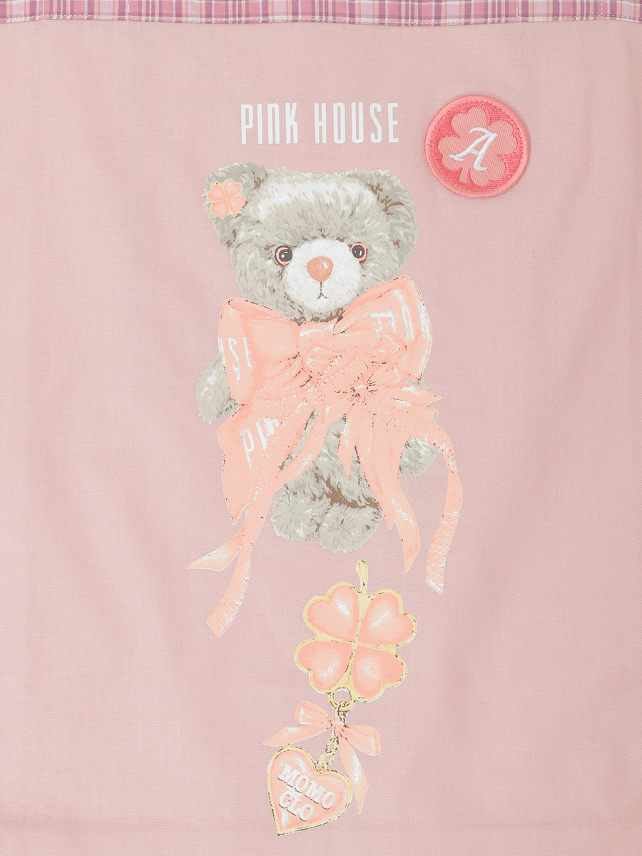 PINK HOUSE&times;Momoclo テディ＆ネコプリントバッグ 詳細画像 ピンク・ネコ 14