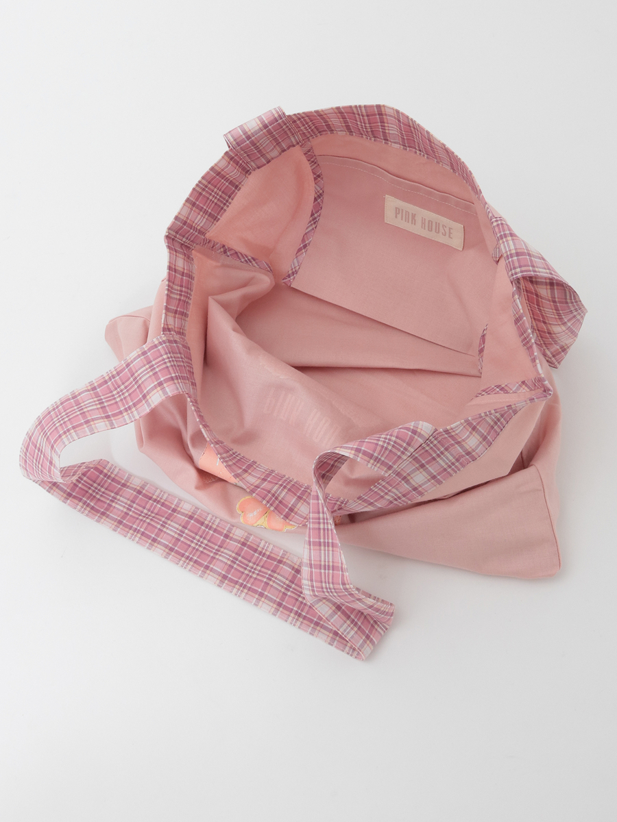 PINK HOUSE&times;Momoclo テディ＆ネコプリントバッグ 詳細画像 ピンク・ネコ 15