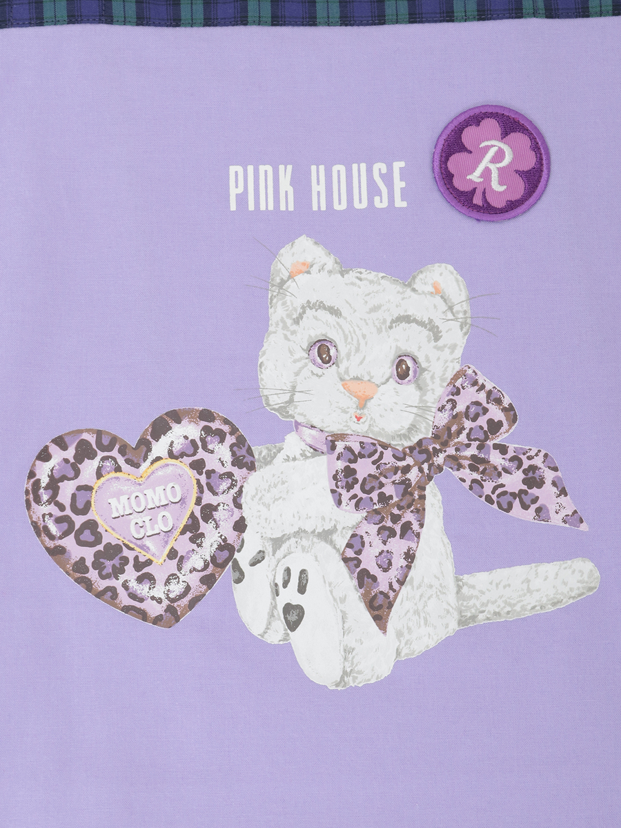 PINK HOUSE&times;Momoclo テディ＆ネコプリントバッグ 詳細画像 ピンク・ネコ 21