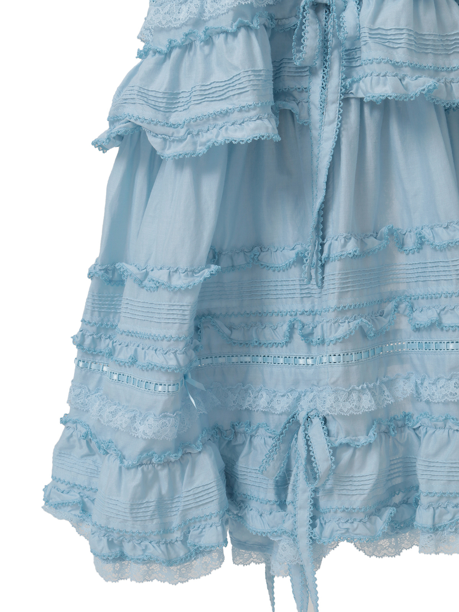 ローズ刺繍使いタブリエドレス 詳細画像 ソライロ 16