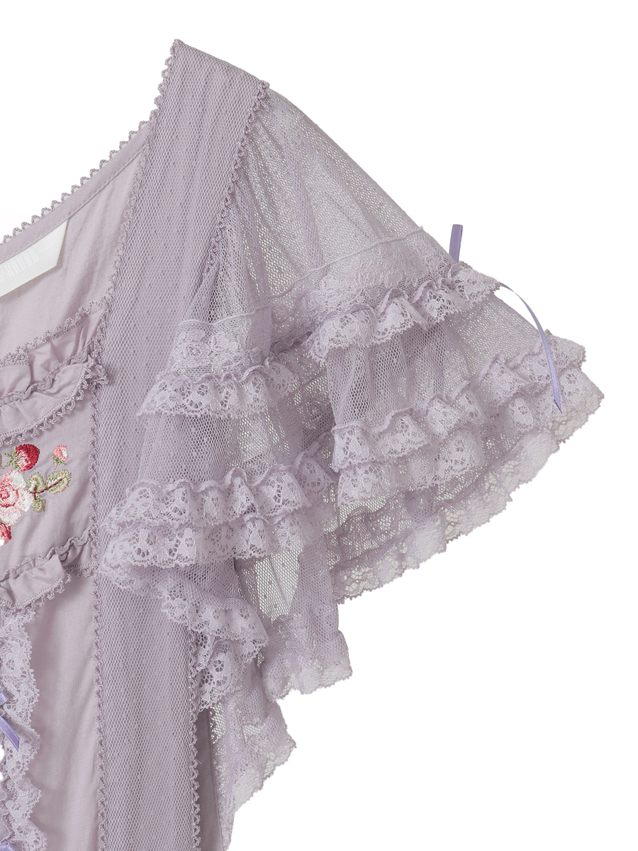 ローズ刺繍使いタブリエドレス 詳細画像 ソライロ 17