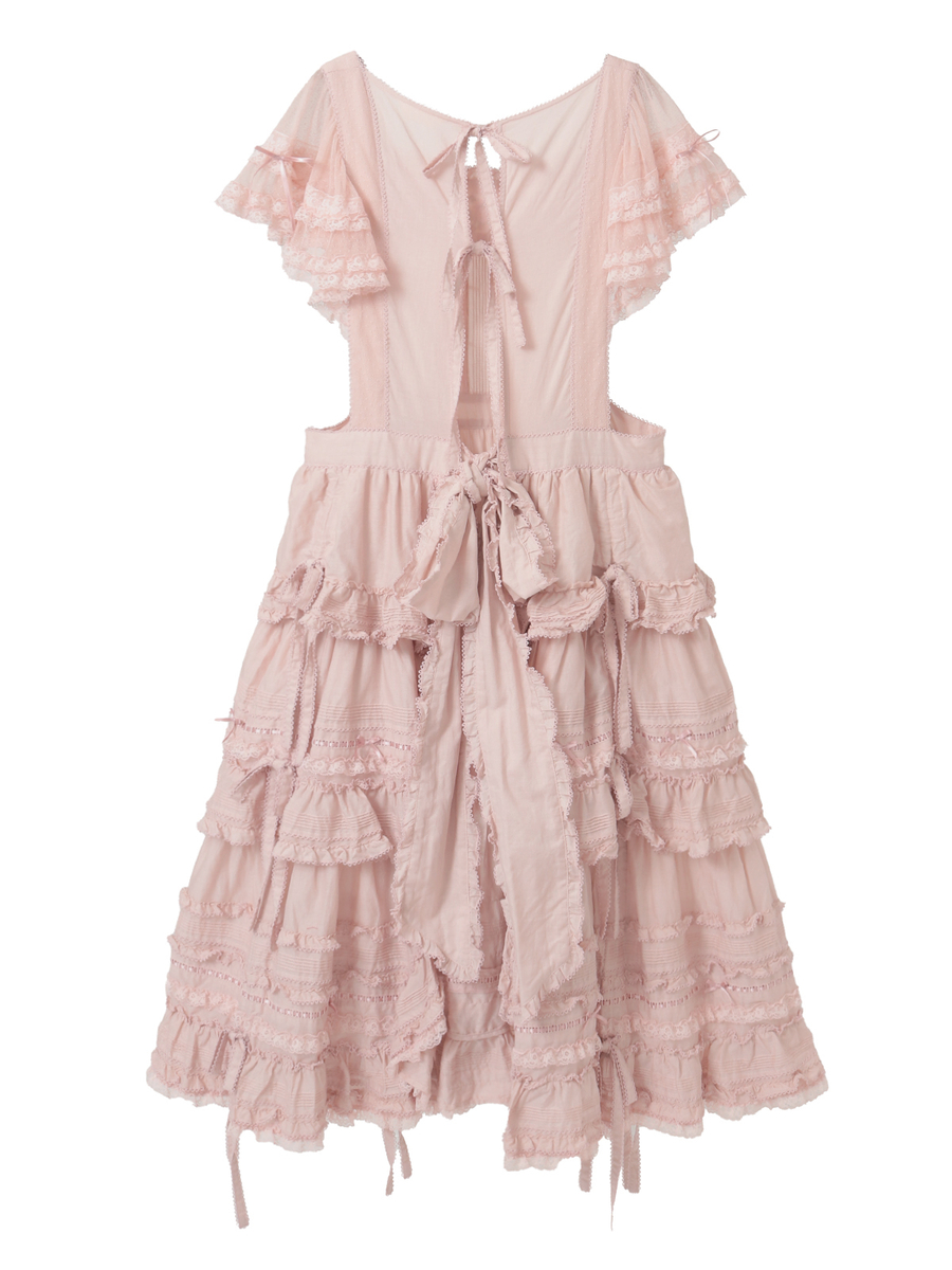 ローズ刺繍使いタブリエドレス 詳細画像 ソライロ 2