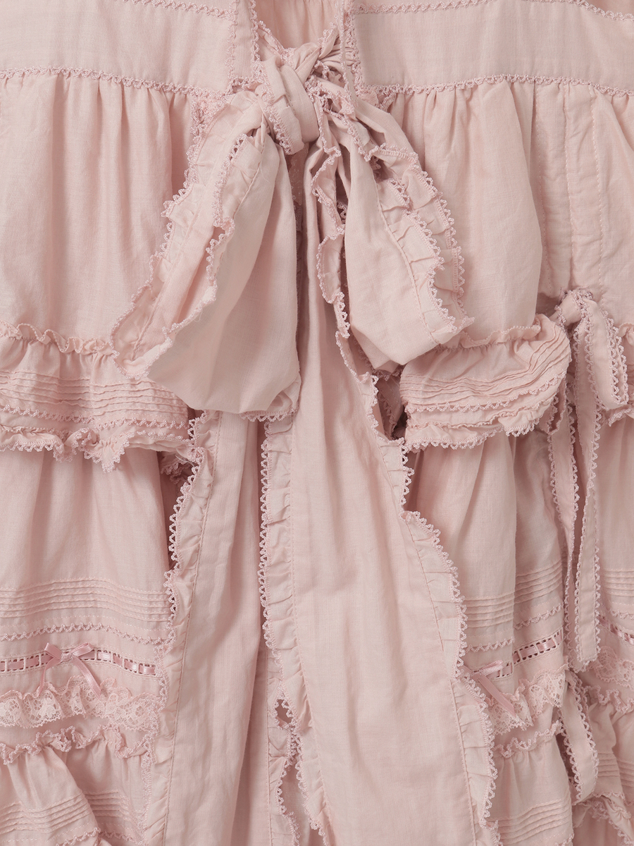 ローズ刺繍使いタブリエドレス 詳細画像 ソライロ 8