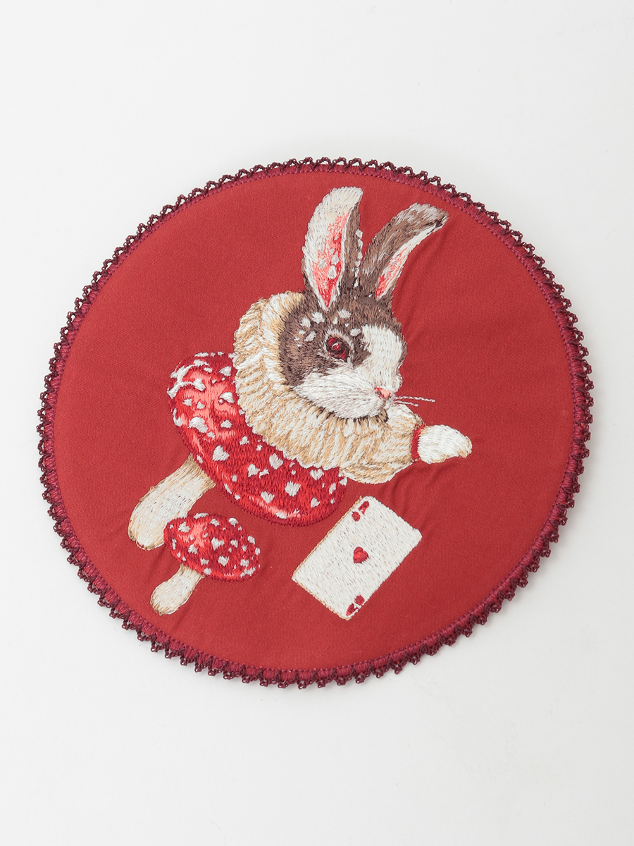 TOADSTOOL RABBIT刺繍ワッペン 詳細画像 ブルー 1