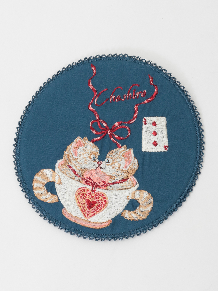 TWINS CHESHIRE刺繍ワッペン 詳細画像 ブルー 1