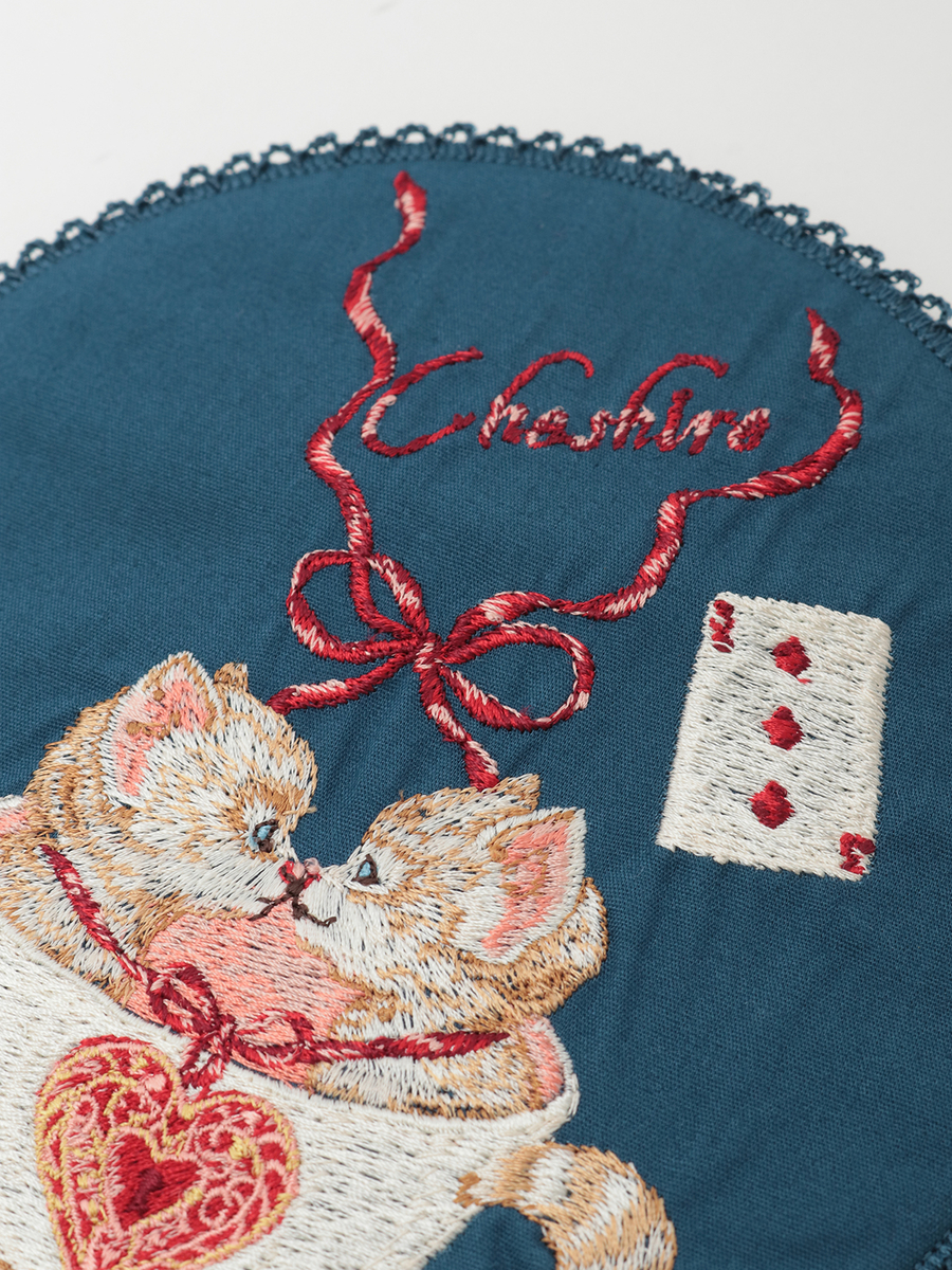 TWINS CHESHIRE刺繍ワッペン 詳細画像 ブルー 3