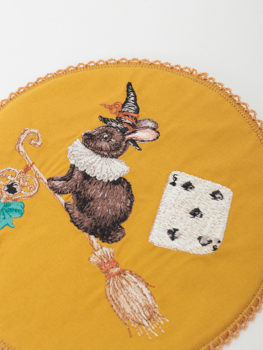 FLYING ON BROOM刺繍ワッペン 詳細画像 パンプキン 3