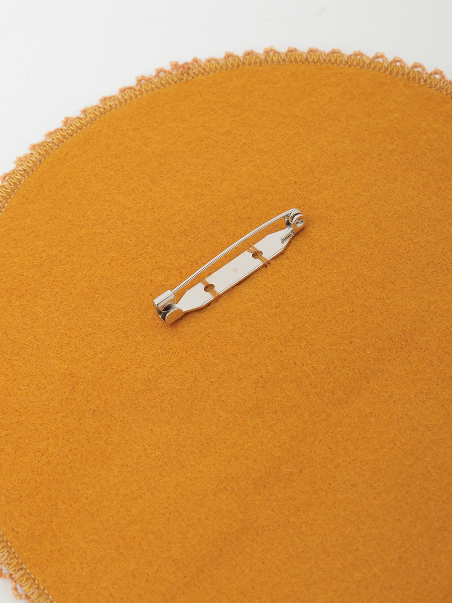 FLYING ON BROOM刺繍ワッペン 詳細画像 パンプキン 4