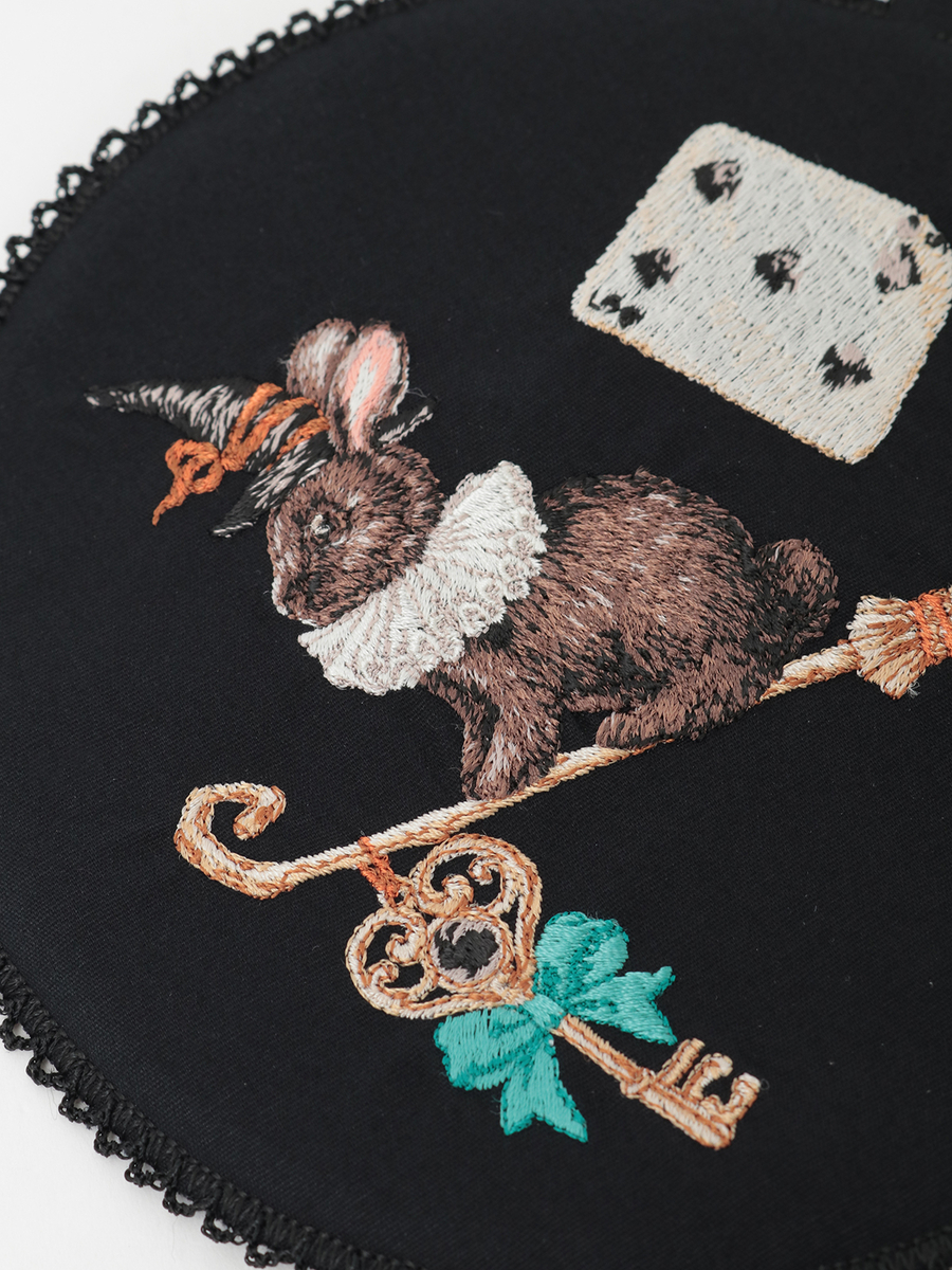 FLYING ON BROOM刺繍ワッペン 詳細画像 パンプキン 6