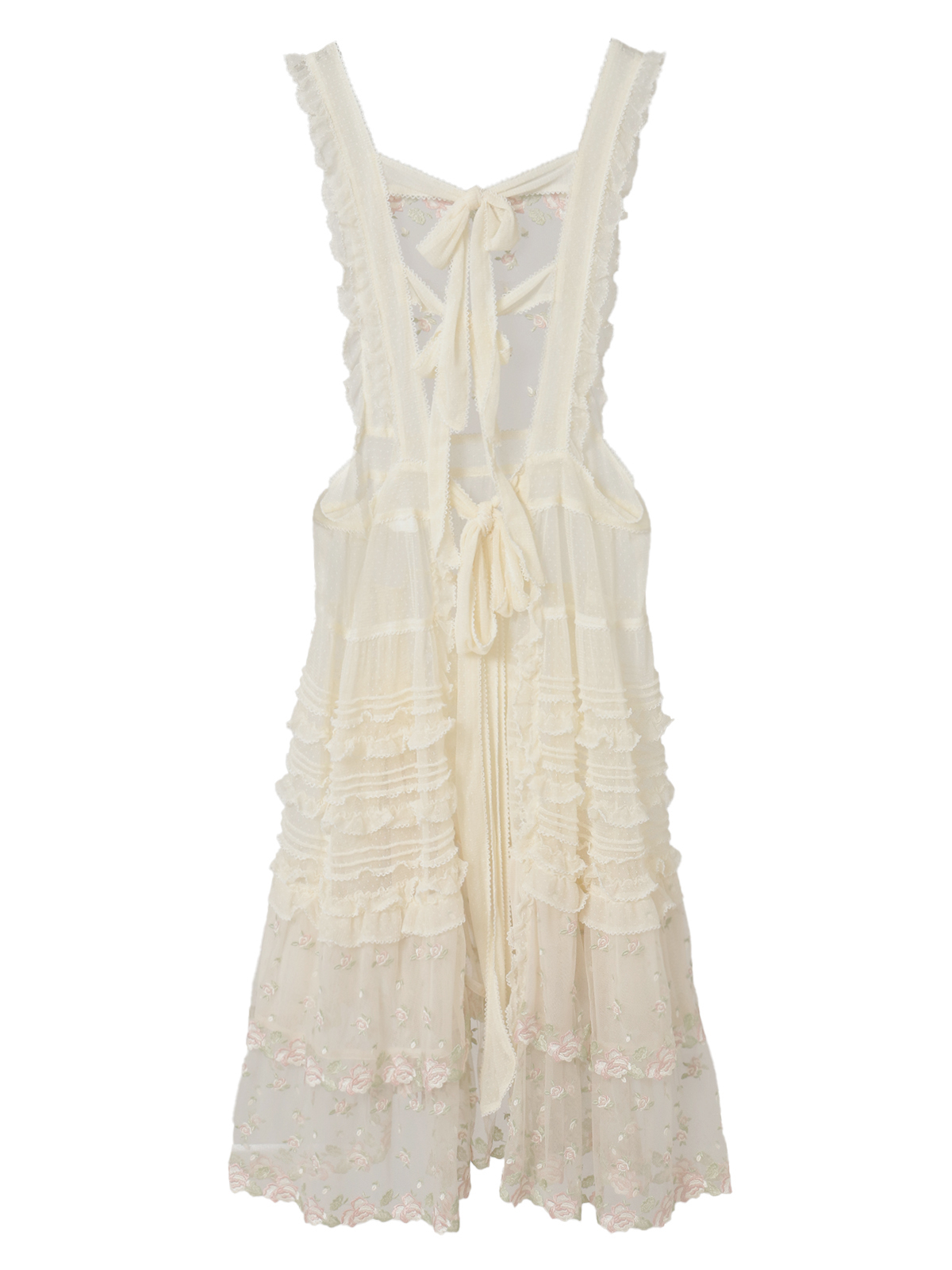 ピンクハウスの綿ローンタブリエ、フランスレース使用 ピンクハウス 綿ローン タブリエ フランスレースたっぷり PINK