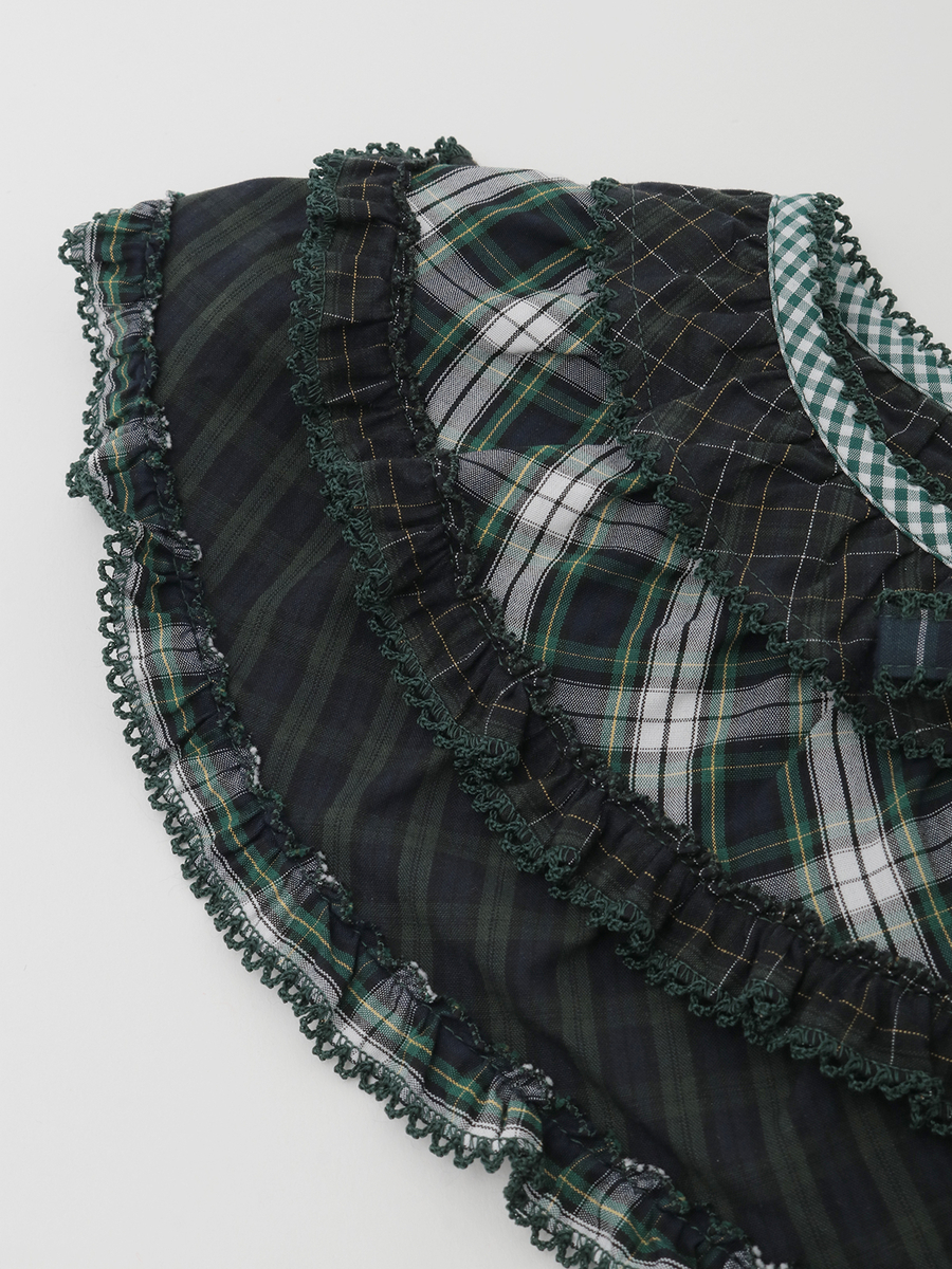 フリル使いティペット 詳細画像 アカ系 6