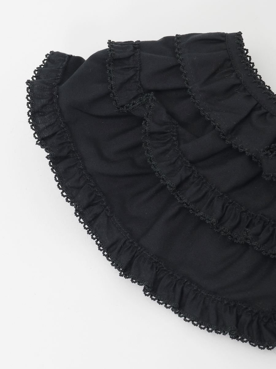 フリル使いティペット 詳細画像 アカ系 7