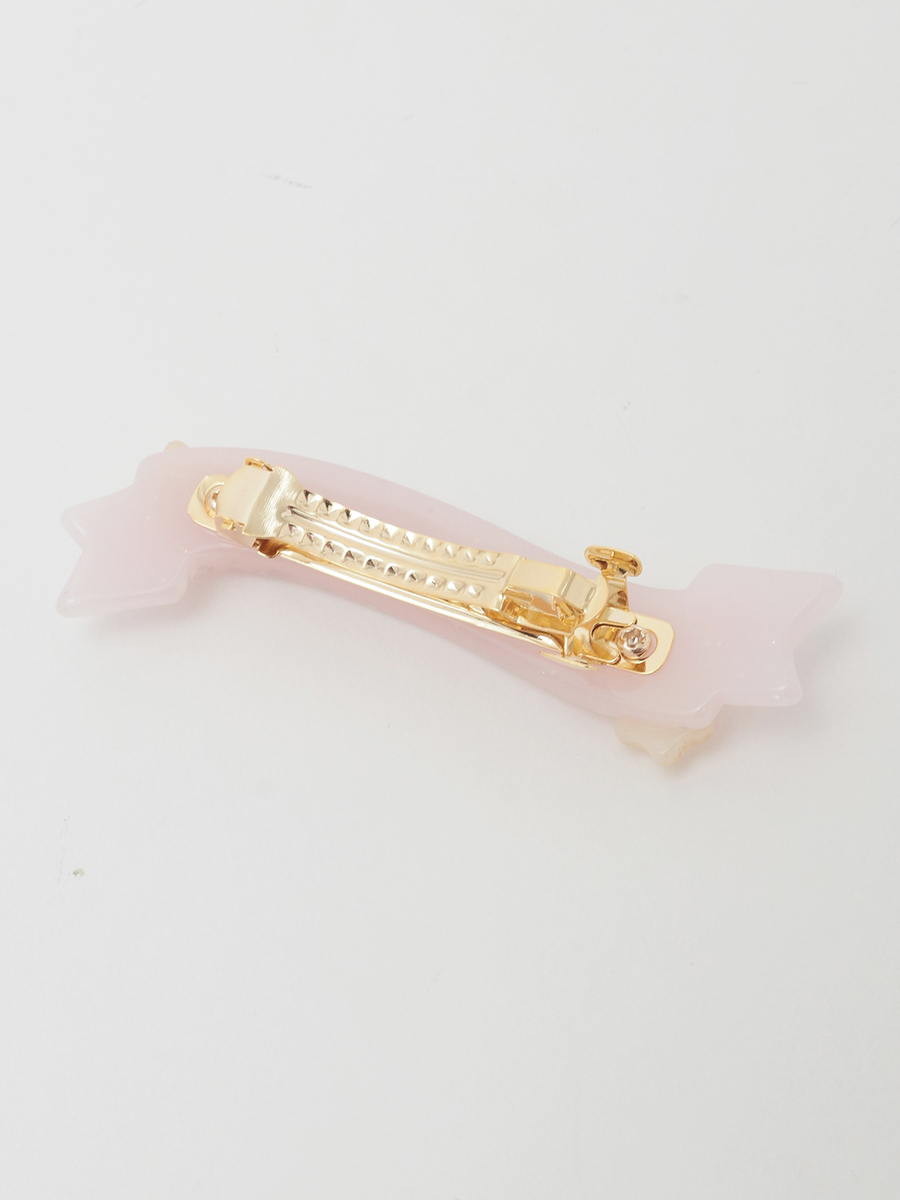 ラメ入り星ロゴバレッタ 詳細画像 ピンク 2