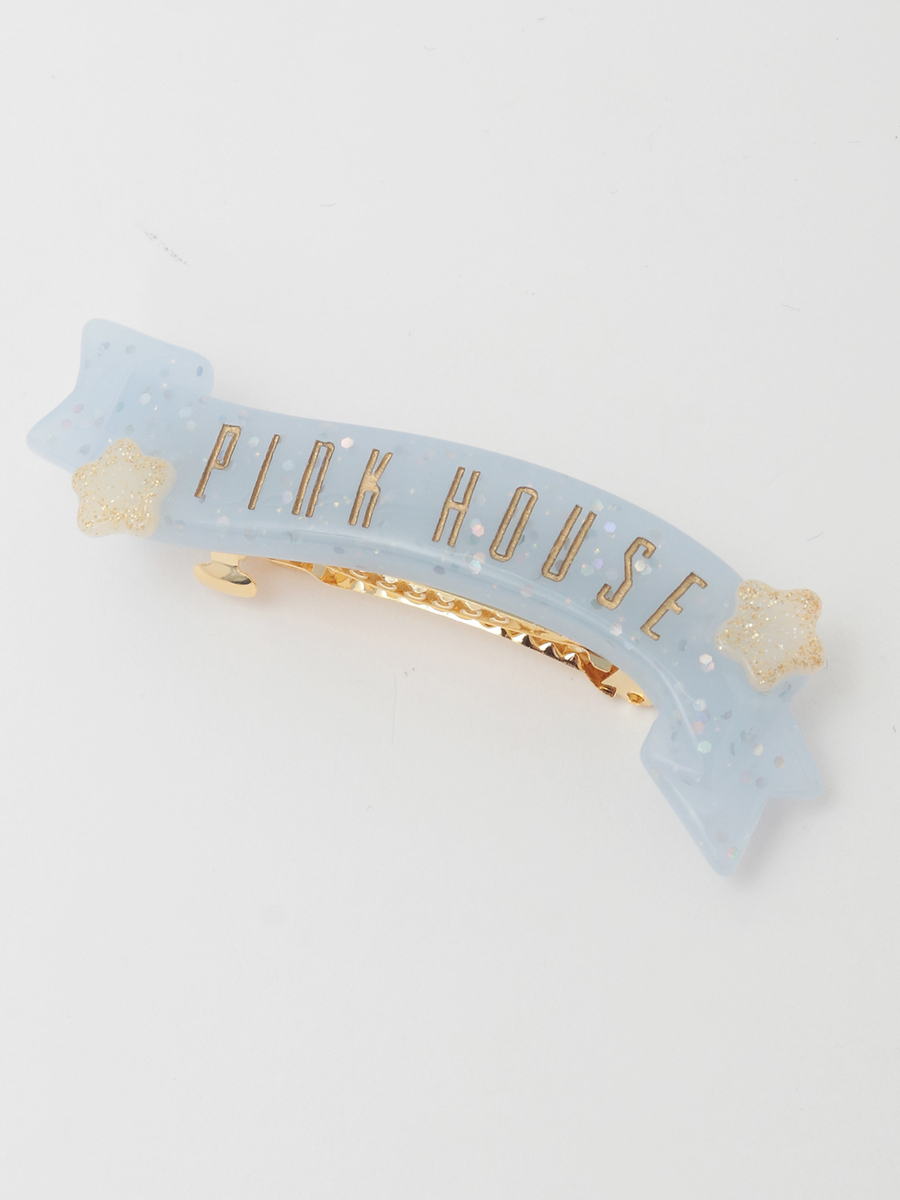 ラメ入り星ロゴバレッタ 詳細画像 ソライロ 1