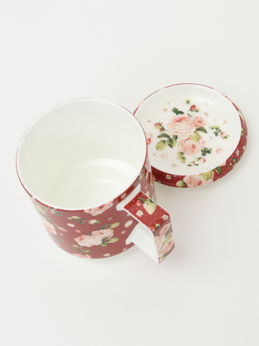 【PINK HOUSE LIFE STYLE】上蓋付きマグカップ 詳細画像 ローズ 5