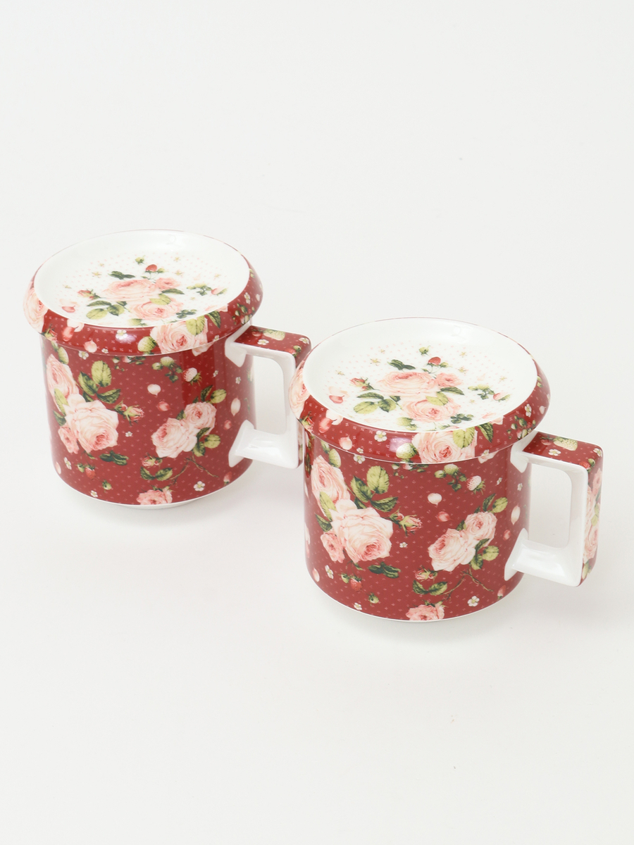 【PINK HOUSE LIFE STYLE】上蓋付きマグカップ 詳細画像 ローズ 8