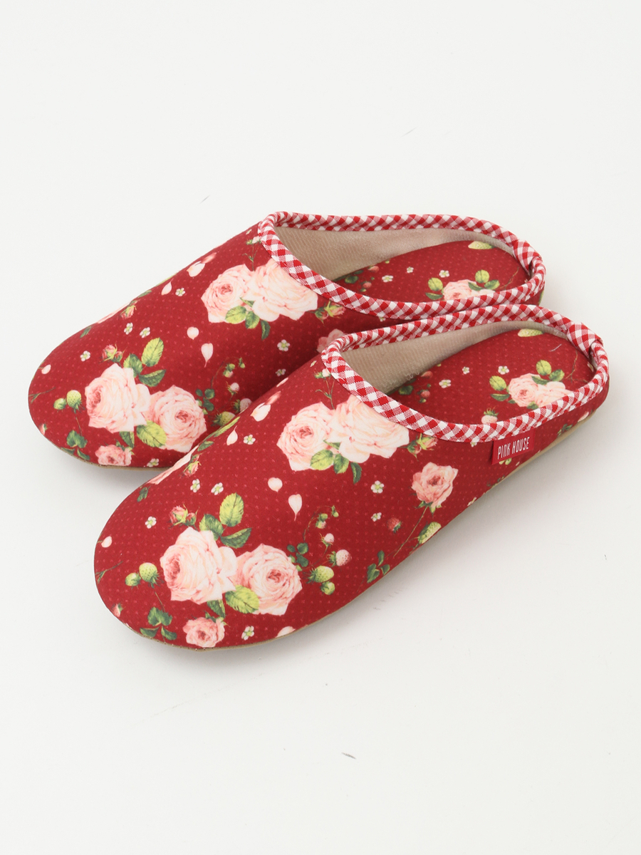 【PINK HOUSE LIFE STYLE】ルームシューズ 詳細画像 ひな菊ロンド 1