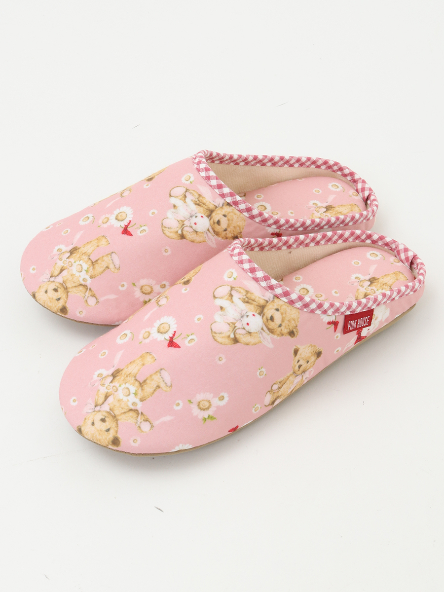 【PINK HOUSE LIFE STYLE】ルームシューズ 詳細画像 ひな菊ロンド 1