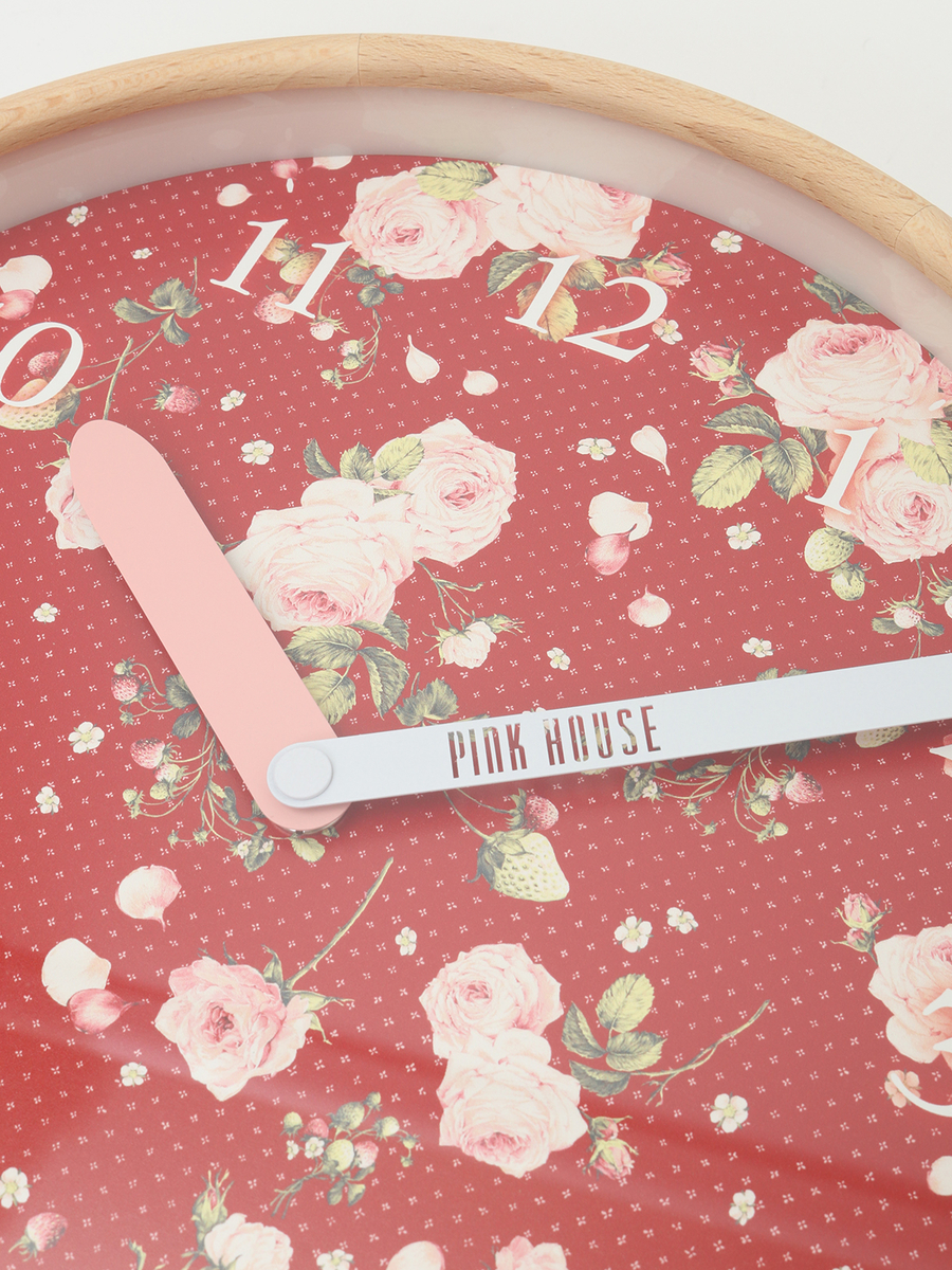 【PINK HOUSE LIFE STYLE】掛け時計 詳細画像 ローズ 2