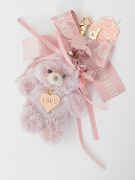 ピンクハウス　クマモチーフ　フード付きブラウス　ブルー PINK HOUSE｜フード付きブラウス | Rakuten Fashion(楽天