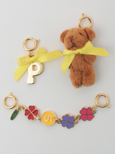 PINK HOUSE×Momoclo×guriguri テディ＆クローバー＆Pロゴ シューズチャーム