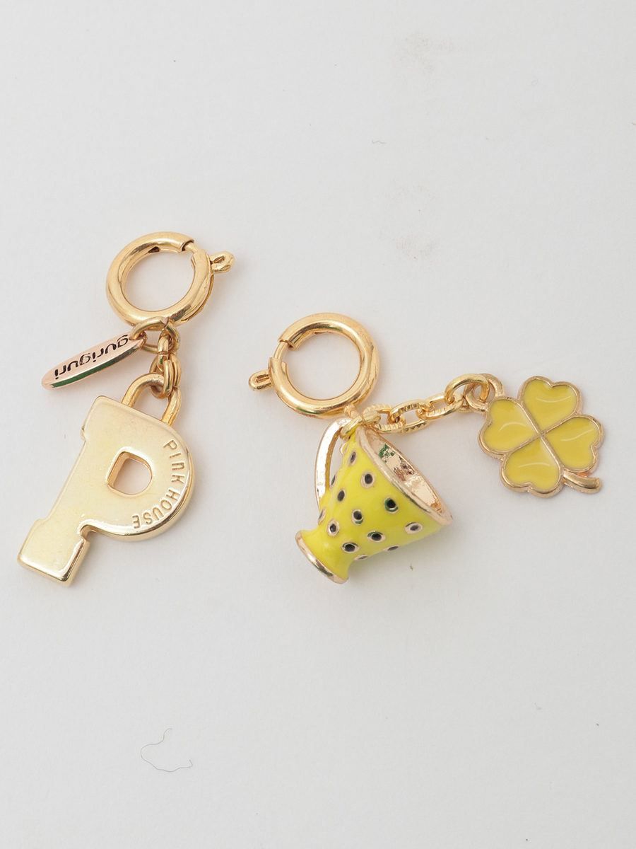 PINK HOUSE×Momoclo×guriguri クローバー＆ティーカップシューズチャーム 詳細画像 イエロー 1