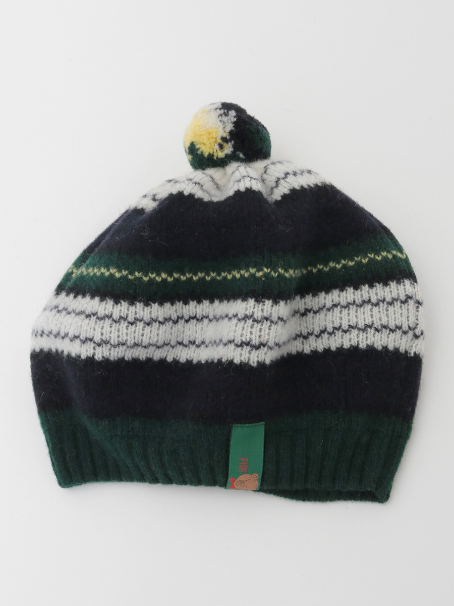 タータンチェックニットベレー 詳細画像 アカ系 11