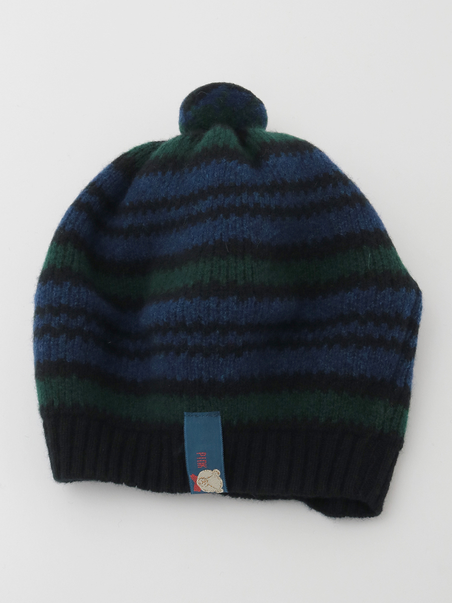 タータンチェックニットベレー 詳細画像 アカ系 9