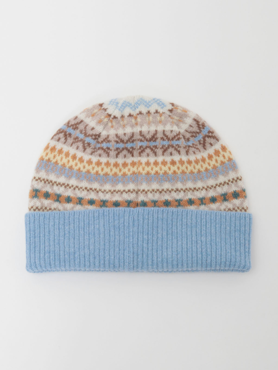 編み込みニットキャップ 詳細画像 ミズイロ系 2