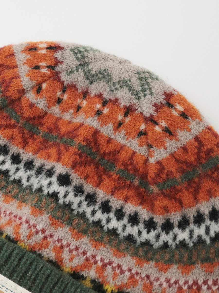 編み込みニットキャップ 詳細画像 ミズイロ系 6