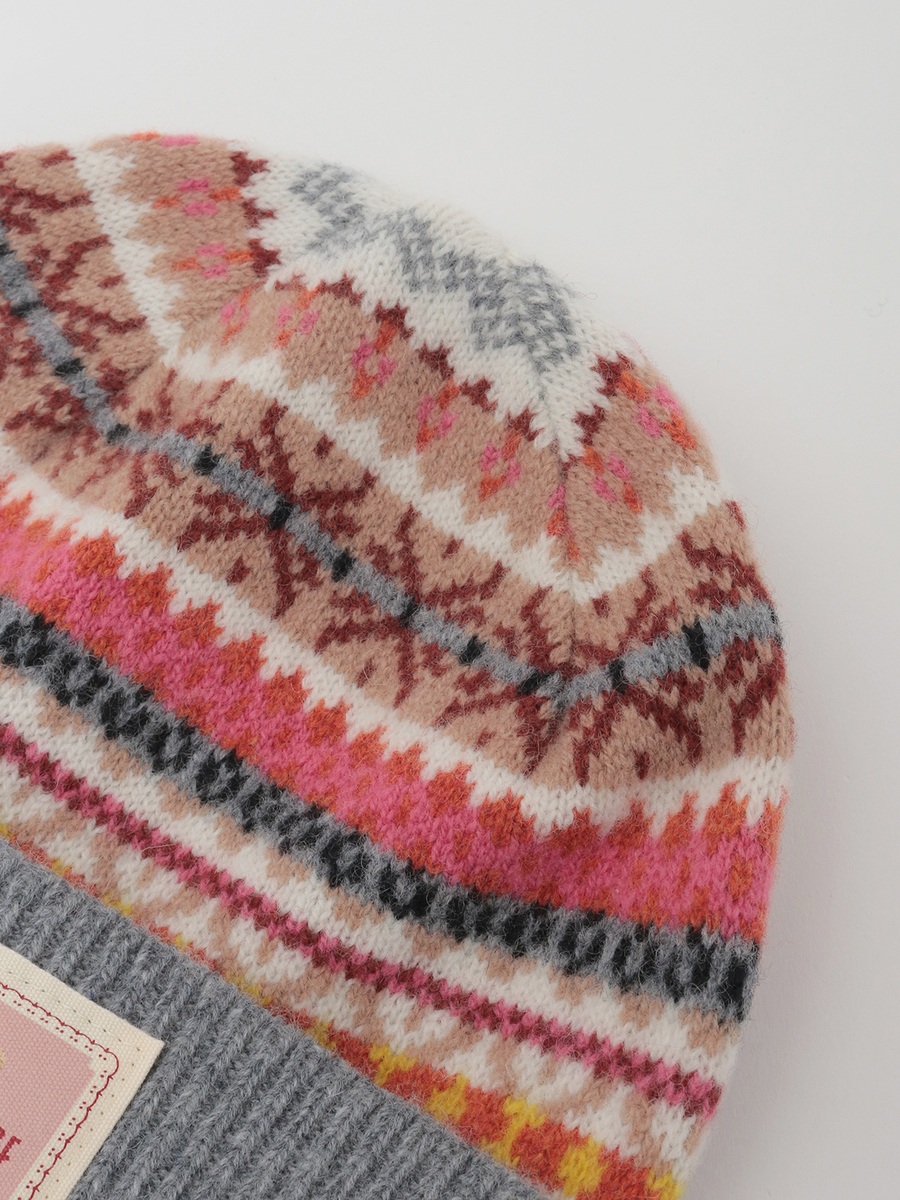 編み込みニットキャップ 詳細画像 ミズイロ系 7