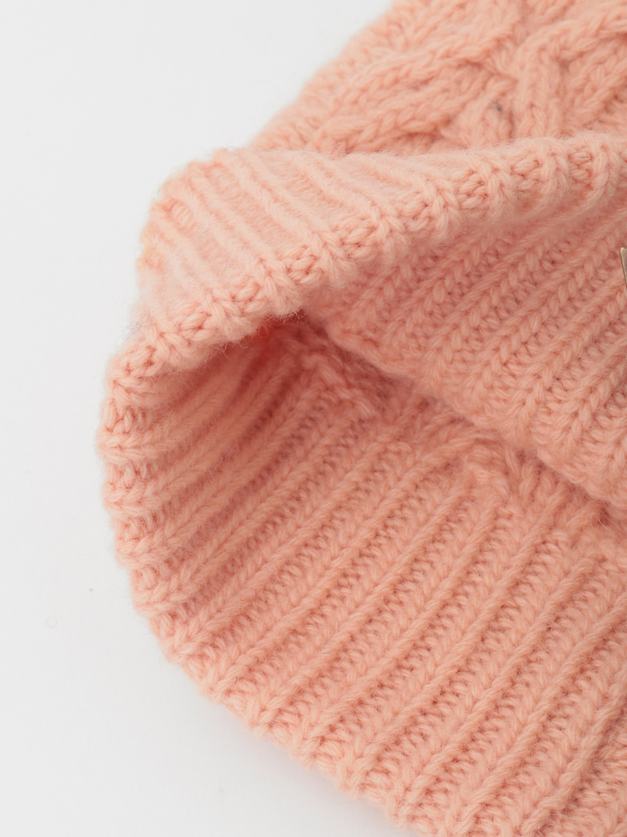 PINK HOUSE×Momoclo イニシャルワッペン付ポンポンニットキャップ 詳細画像 アカ 6