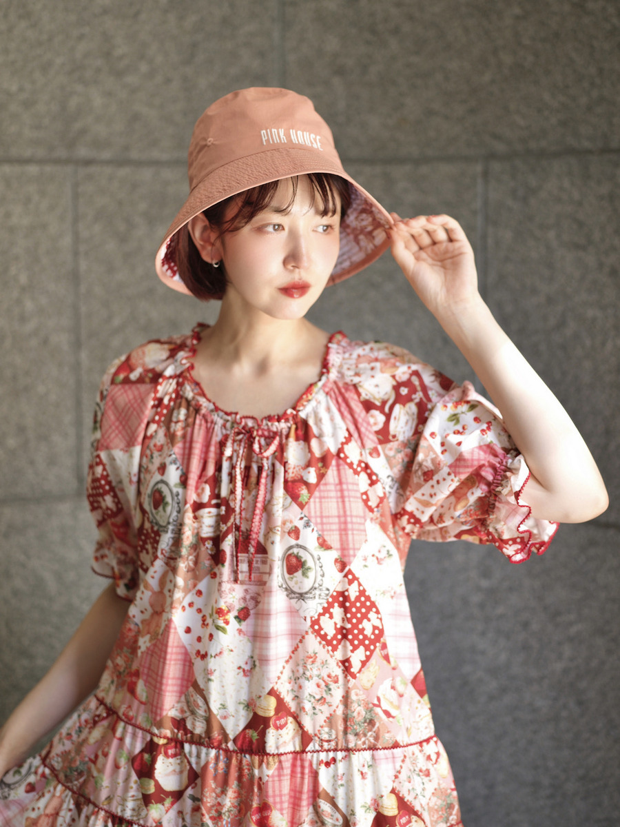 ＊ONLINE 限定＊PH Tea Party REVERSIBLE HAT 詳細画像 ピンク系 3