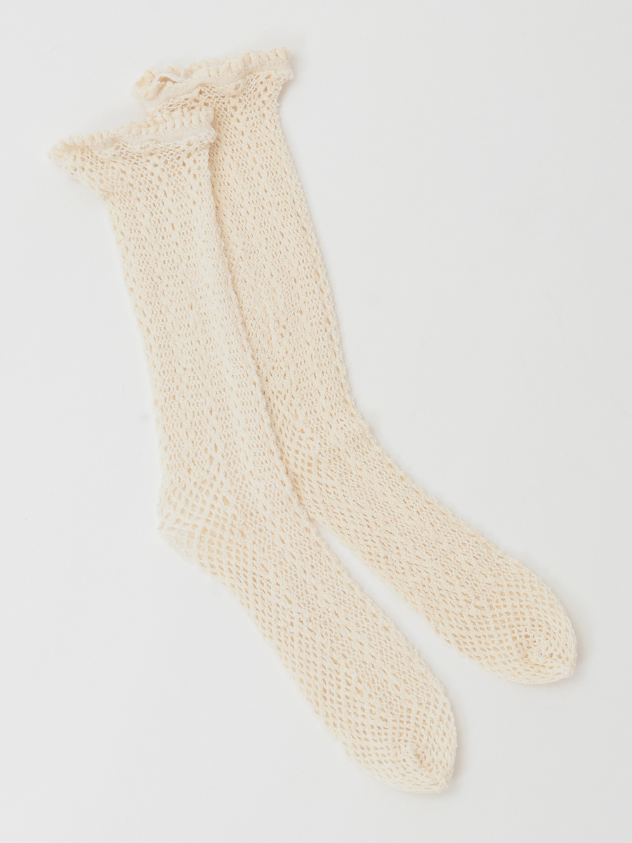 レース使い透かしソックス 詳細画像 キナリ 1